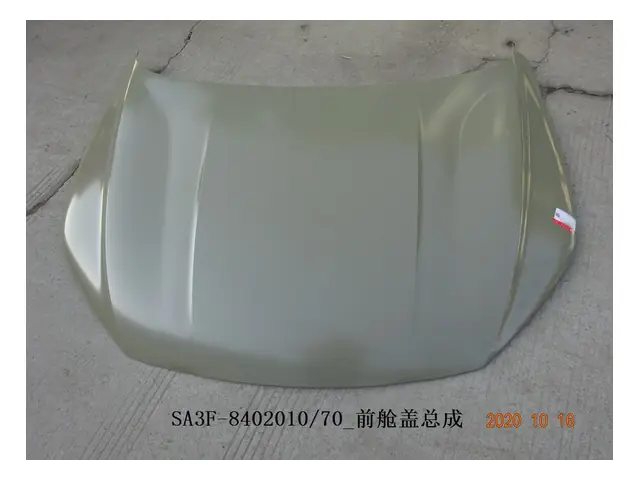 Hoods, tailgates and roof · 前舱盖总成