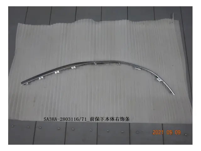 Front bumper · 前保下本体右饰条