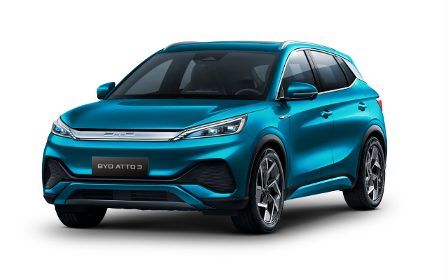 BYD ATTO 3 / YUAN PLUS, official model recognition image; powertrain, year and market specifications may differ