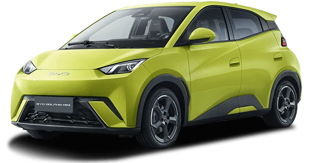 BYD DOLPHIN MINI, official front-left three-quarter model image