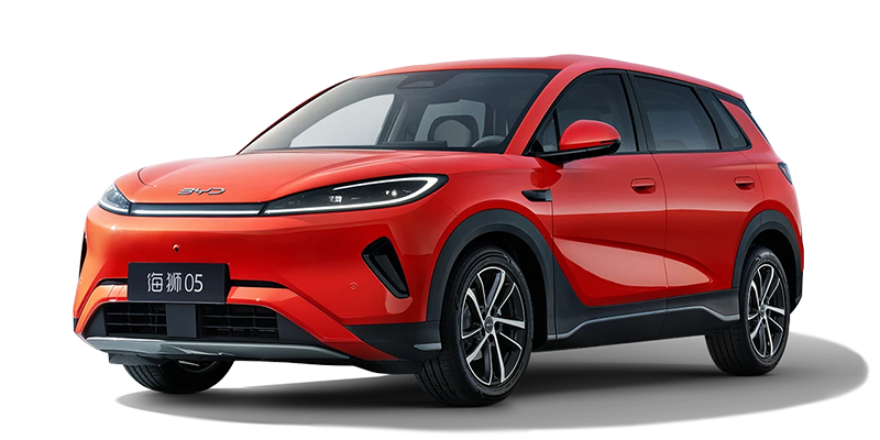 BYD SEALION 05 EV, official model recognition image; powertrain, year and market specifications may differ